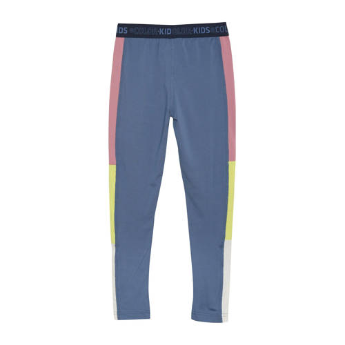 Color kids sportlegging blauw roze geel Sportbroek Polyester 164