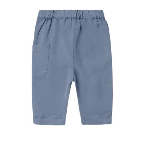 name it BABY broek NBMFAHER Blauw Jongens Viscose Effen 56
