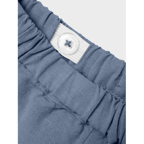 name it BABY broek NBMFAHER Blauw Jongens Viscose Effen 56