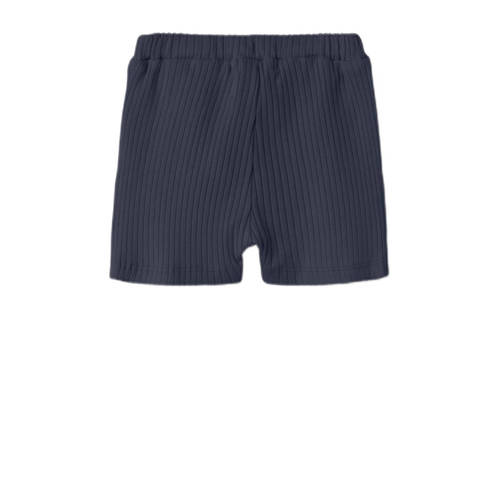 name it BABY regular fit casual short NBFFENNAS donkerblauw Korte broek Meisjes Katoen 56