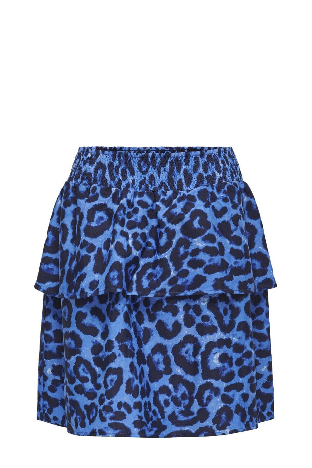 ONLY MATERNITY zwangerschapsrok OLMLEOLI met all over print blauw/zwart
