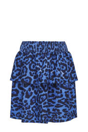 thumbnail: Blauw en zwarte dames ONLY MATERNITY zwangerschapsrok van polyester met regular waist en elastische tailleband