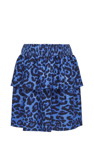 zwangerschapsrok OLMLEOLI met all over print blauw/zwart