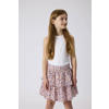 NAME IT KIDS gebloemde rok NKFVINAYA roze/blauw/geel
