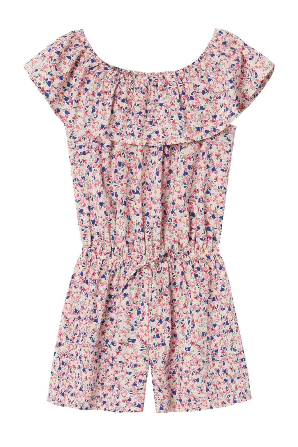 NAME IT KIDS playsuit NKFVINAYA met all over print lichtroze/roze/blauw