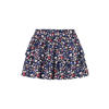 NAME IT KIDS gebloemde rok NKFVINAYA donkerblauw/roze/wit