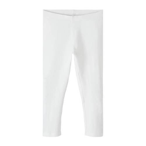 NAME IT KIDS capri legging wit Meisjes Stretchkatoen Effen - maat 140 afbeelding
