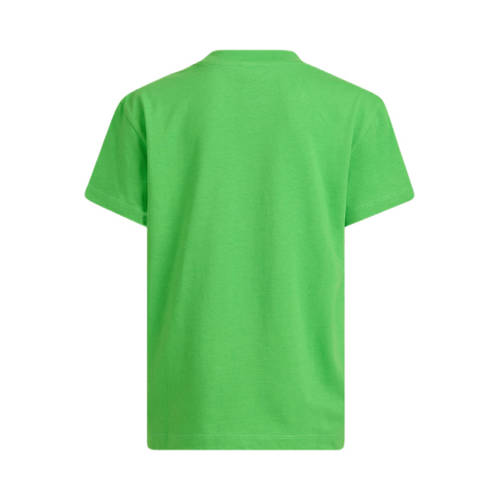 Shoeby T-shirt met printopdruk groen Meisjes Katoen Ronde hals Printopdruk 98 104