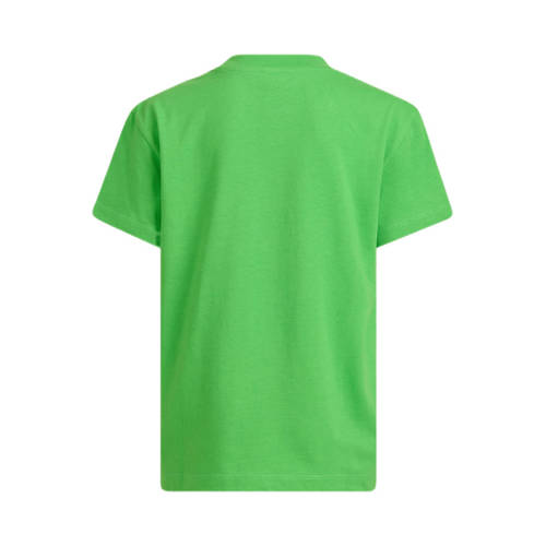 Shoeby T-shirt met printopdruk groen Meisjes Katoen Ronde hals Printopdruk 110 116