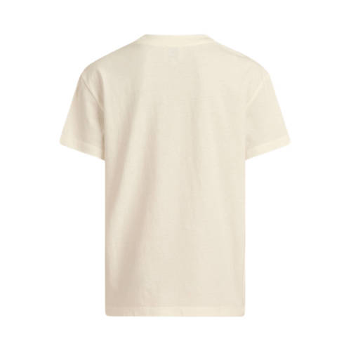 Shoeby T-shirt met printopdruk gebroken wit Meisjes Katoen Ronde hals Printopdruk 98 104