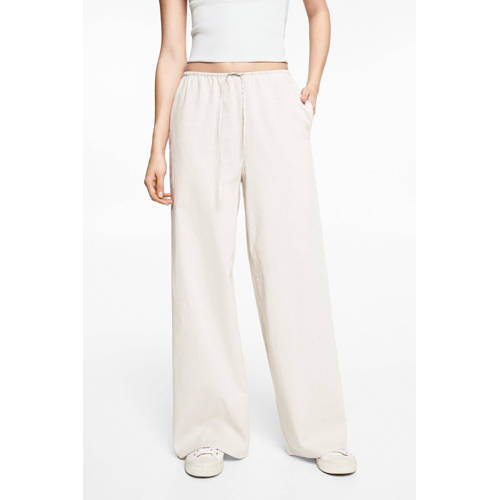Mango Kids broek grijs Meisjes Katoen Effen 152(XXS)