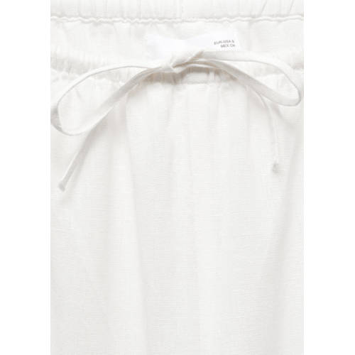 Mango Kids broek wit Meisjes Katoen Effen 158(XS)