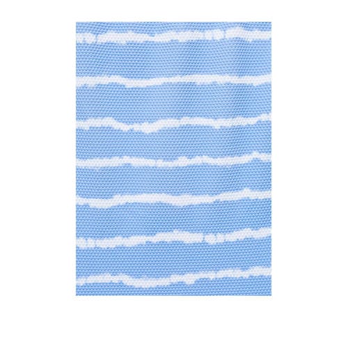Mango Kids badpak blauw wit Meisjes Polyamide Streep 140