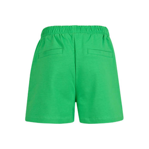 Shoeby high waist regular fit casual short groen Korte broek Meisjes Stretchkatoen 98 104