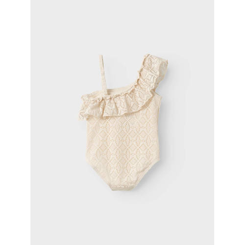 LIL' ATELIER MINI badpak NMFFANNIE met all over print ecru Meisjes Polyester 104