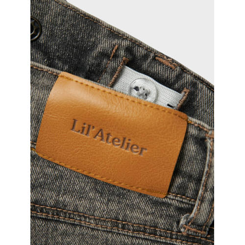 LIL' ATELIER MINI regular fit denim short NMMRYAN light grey denim Korte broek Grijs 104