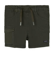 thumbnail: NAME IT MINI cargo short NMMBEN BAG donkergroen