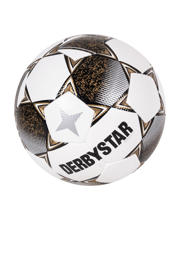 thumbnail: Derbystar Senior  voetbal Classic TT II wit/zwart maat 5