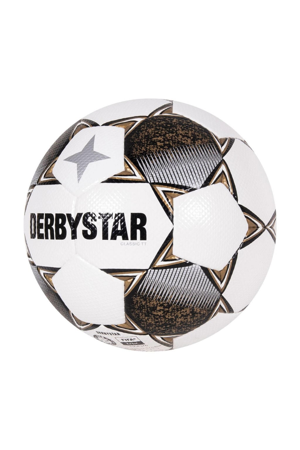 Derbystar Senior voetbal Classic TT II wit/zwart maat 5