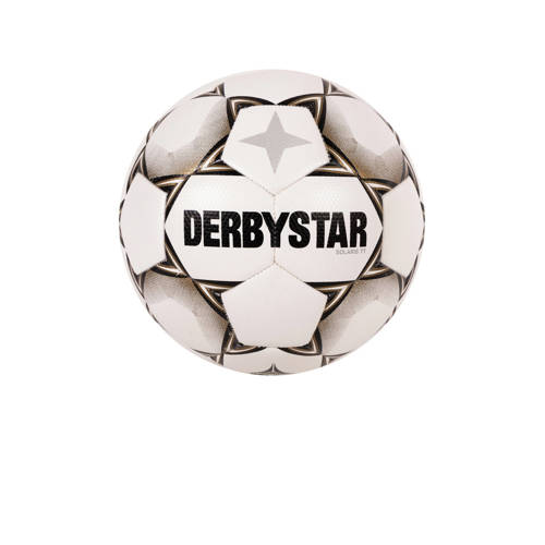 Derbystar Senior voetbal Solaris TT II wit/zwart maat 5