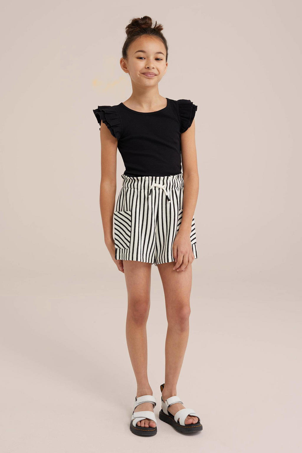 WE Fashion T-shirt zwart