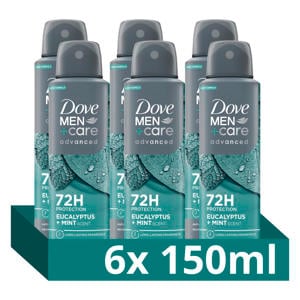 Eucalyptus + Mint anti-transpirant deodorant spray - 6 x 150 ml