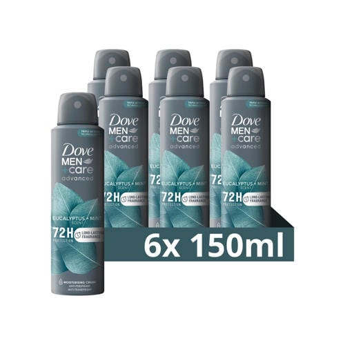 Dove Men+Care Advanced Eucalyptus + Mint anti-transpirant deodorant spray - 6 x 150 ml