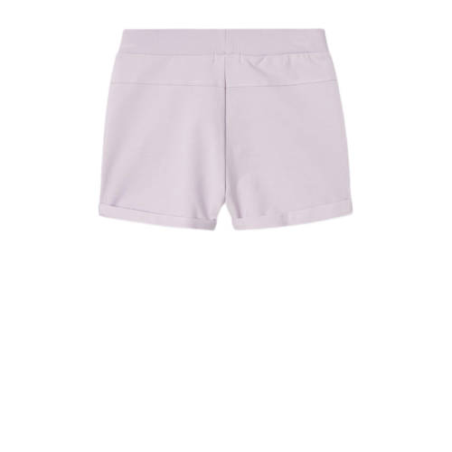 Name it KIDS casual short NKFVOLTA lila Sweatshort Paars Effen 104