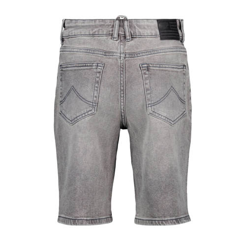 America Today denim short grey denim Grijs Jongens Katoen Effen 170 176