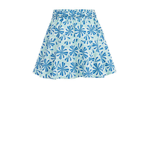 WE Fashion rok Blauw Meisjes Gerecycled polyester All over print 110 116