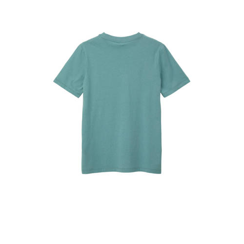 s.Oliver T-shirt petrol Blauw Jongens Katoen Ronde hals Effen 146 152