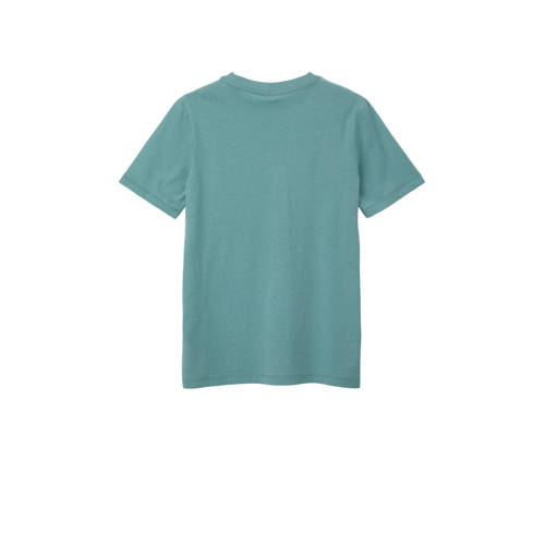 S.Oliver T-shirt petrol Blauw Jongens Katoen Ronde hals Effen 152
