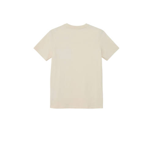 s.Oliver T-shirt beige Jongens Katoen Ronde hals Effen 170 176