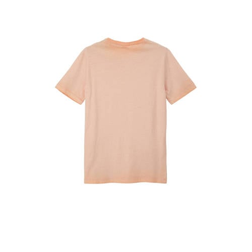 s.Oliver T-shirt licht oranje Jongens Katoen Ronde hals Effen 170 176