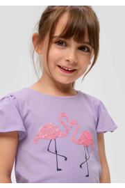 thumbnail: s.Oliver T-shirt met printopdruk paars