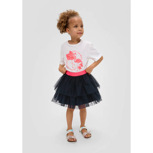 s.Oliver rok paars Meisjes Polyester Effen 110 | Rok van