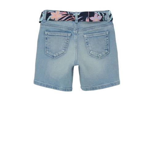 S.Oliver denim short medium blue denim Korte broek Blauw Meisjes Stretchdenim 110