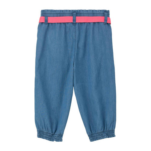 s.Oliver broek medium blue denim Blauw Meisjes Katoen Effen 116