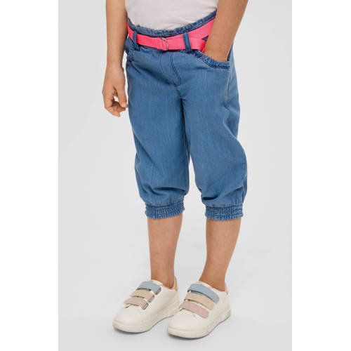 s.Oliver broek medium blue denim Blauw Meisjes Katoen Effen 116