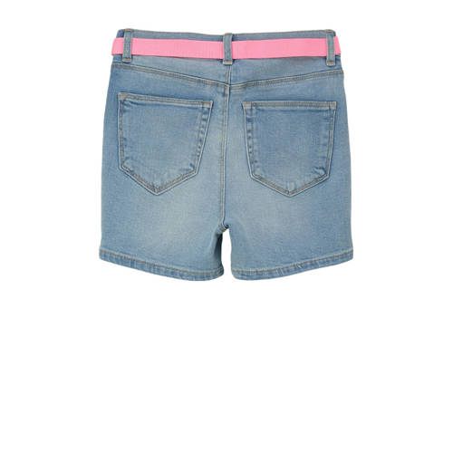 s.Oliver denim short medium blue denim Korte broek Blauw Meisjes Stretchdenim 152