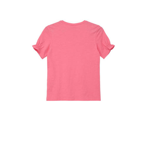S.Oliver T-shirt Roze Meisjes Katoen Ronde hals Effen 140