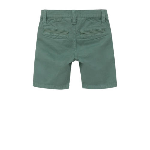 s.Oliver chino short petrol groen Korte broek Jongens Stretchkatoen Effen 122