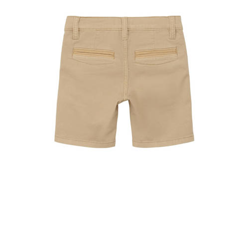 s.Oliver chino short lichtbruin Korte broek Jongens Stretchkatoen Effen 110