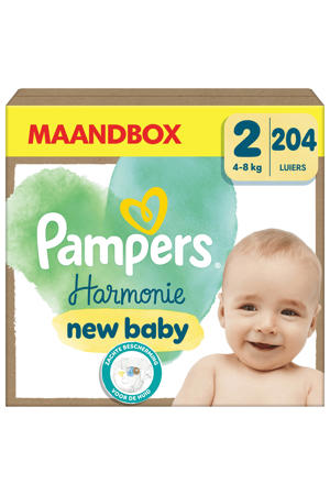Maat 2 maandbox - 204 luiers, 4kg-8kg