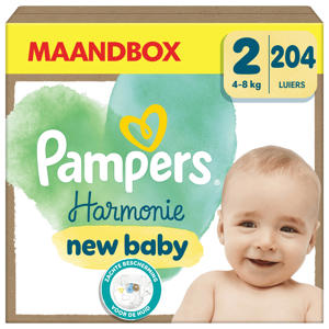 Maat 2 maandbox - 204 luiers, 4kg-8kg