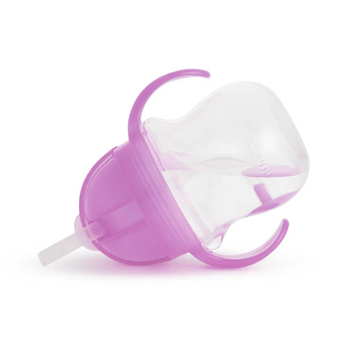 Munchkin Tip & sip drinkbeker met rietje paars | Drinkbeker van