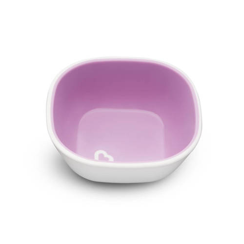Munchkin Splash anti slip kommetjes roze paars | Kom van