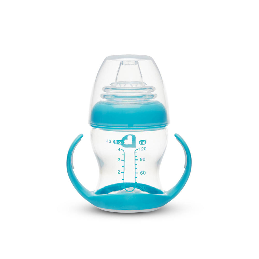 Munchkin Gentle first cup overgangsbeker anti lek blauw
