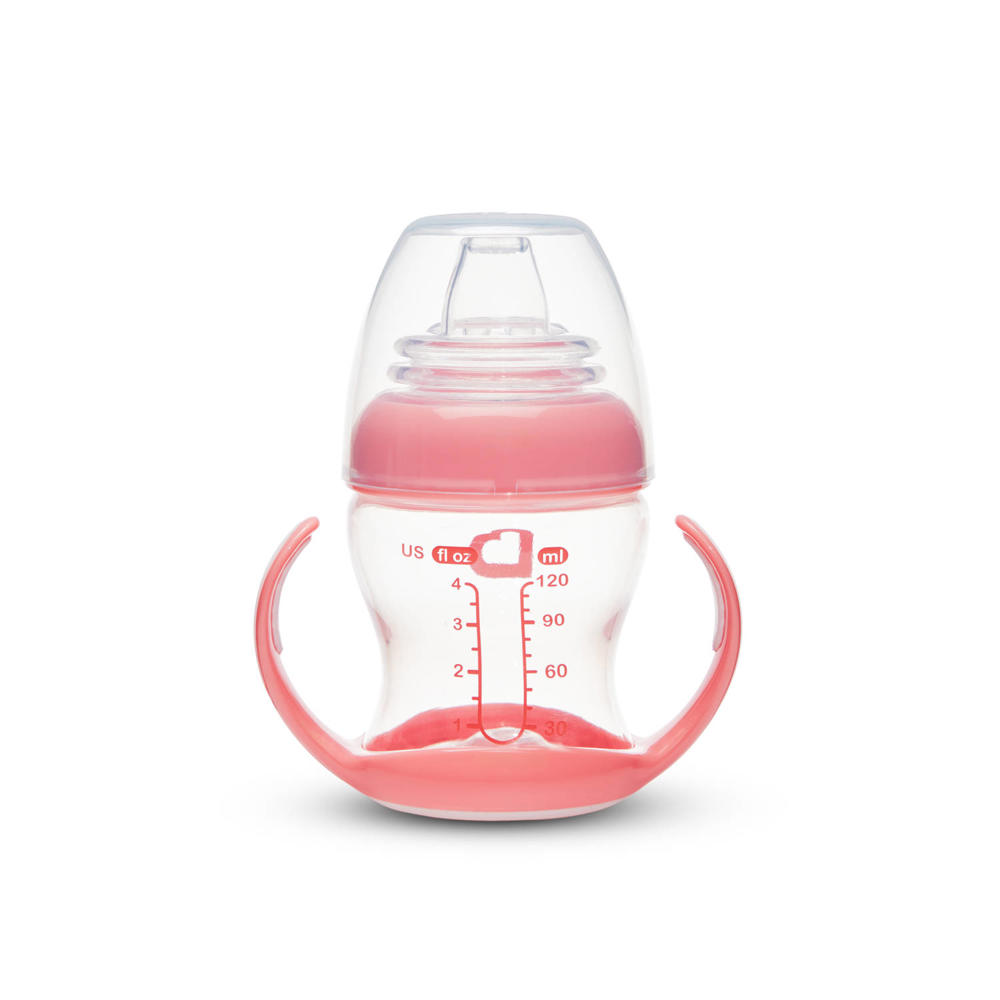 Munchkin Gentle first cup overgangsbeker anti lek roze