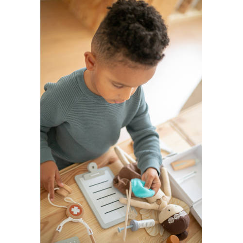 Tryco Wooden Medical Set with Case Dokter | Dokter van